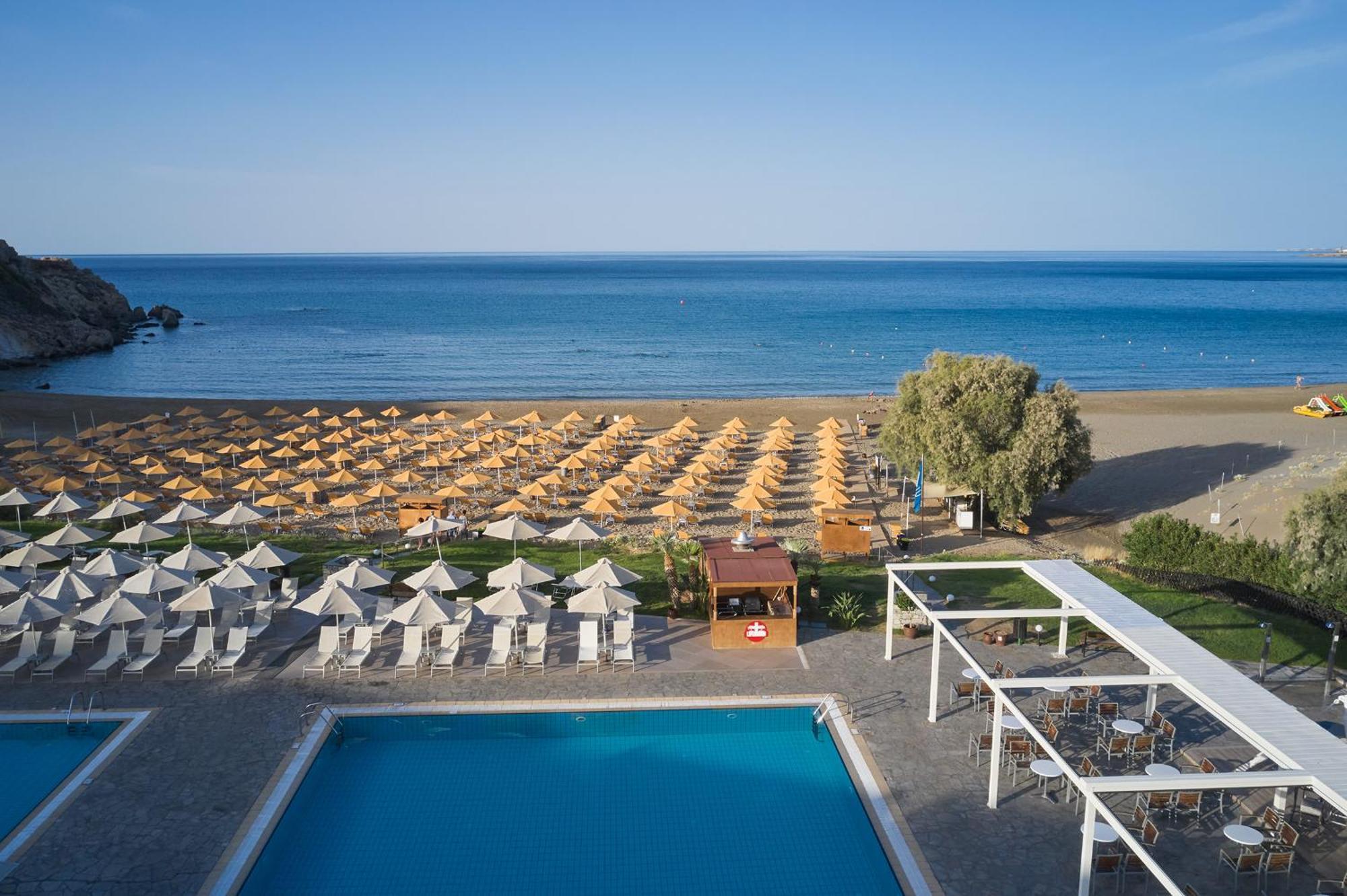 Atlantica Mikri Poli Crete Hotel Makriyialos Bagian luar foto